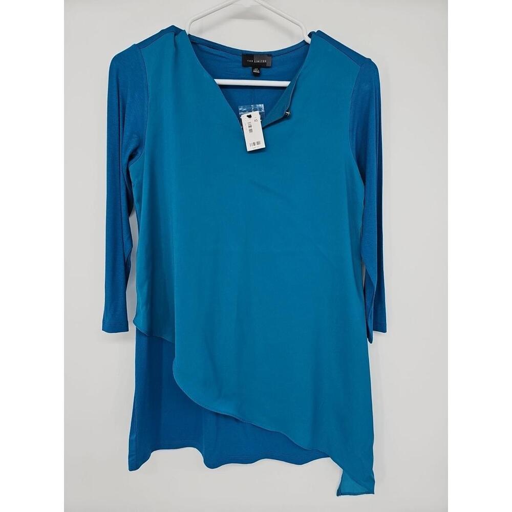 Limited  Asymmetrical Tunic - Size‎ XS Teal